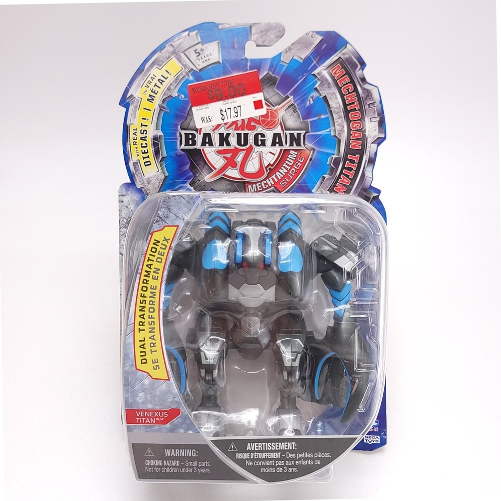 Bakugan Mechtanium Surge Venexus Titan Mechtogan Action Figure Spin Master New